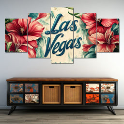 Hibiscus Oasis in Vegas - NicheCanvas