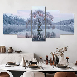 Willow of the Frosted Lake - TooplesArt - NicheCanvas