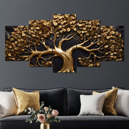 Golden Tree Haven - NicheCanvas