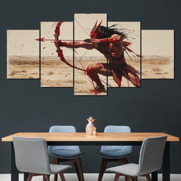 Desert Archers Fierce Stance - NicheCanvas