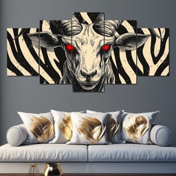 Infernal Ram of Shadows - NicheCanvas