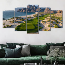 Serenity Greens by the Sea - NicheCanvas