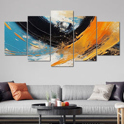 Solar Vortex Oceanic Surge - NicheCanvas