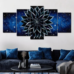 Stellar Petal Illumination - NicheCanvas