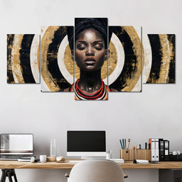 Reflections of a Golden Soul - NicheCanvas