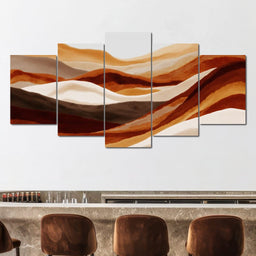 Sahara Dunes Earth Tones - NicheCanvas