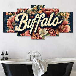 Buffalo Blossoms - NicheCanvas