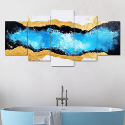 Golden Horizon Drift - NicheCanvas