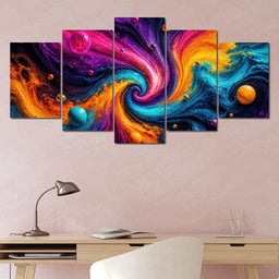 Orbiting Through Liquid Light - TooplesArt - NicheCanvas