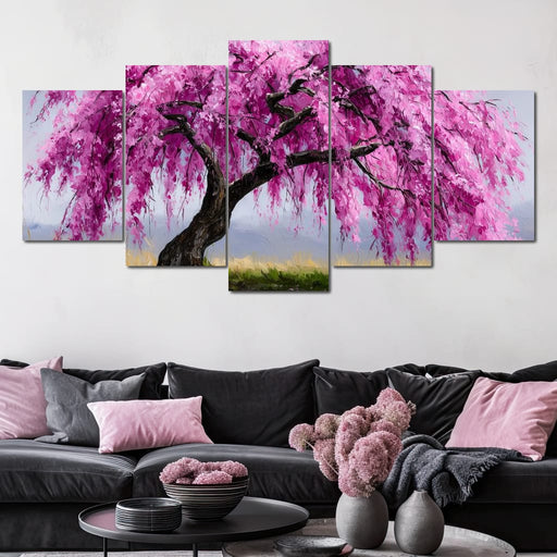 Blush Weeping Cherry Tree Canvas Print