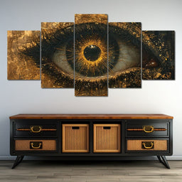  Golden Glimpse Into the Soul B - NicheCanvas