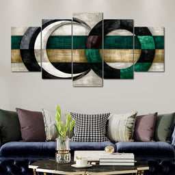 Silent Rhythms of Two Intersecting Worlds - NicheCanvas