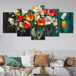 Vibrant Petals & Flowers - NicheCanvas