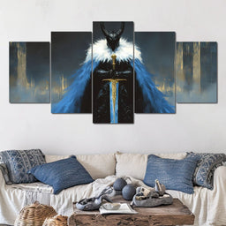 Knight of the Gilded Realm - NicheCanvas