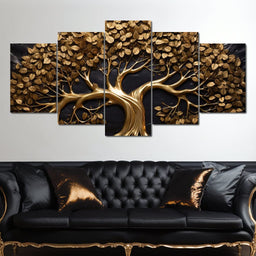 Golden Tree Haven - NicheCanvas