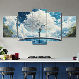 Whispering Celestial Oasis - NicheCanvas