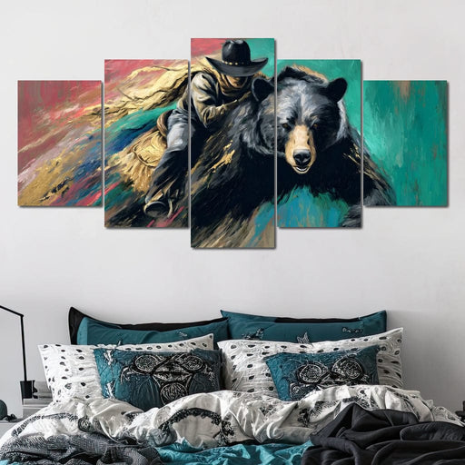 Frontier Rider of the Great Bear Canvas Print