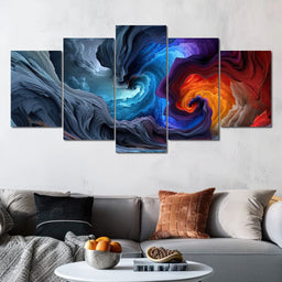 Elemental Swirls - TooplesArt - NicheCanvas