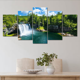 Whispering Falls Serenity - NicheCanvas