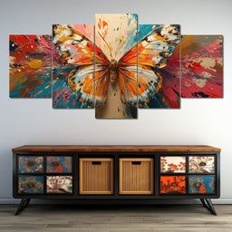 Butterfly Symphony Burst - NicheCanvas