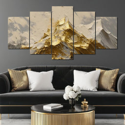 Auric Alpine Majesty Rising - NicheCanvas