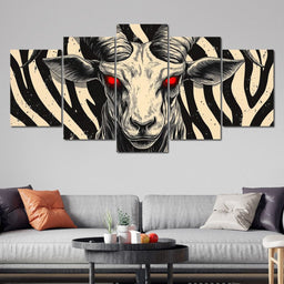 Infernal Ram of Shadows - NicheCanvas