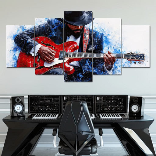 Harmony of Electric Strings Canvas Print