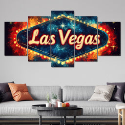 Las Vegas Neon Stardust - NicheCanvas
