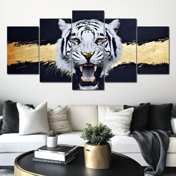 Majestic Tiger Roar Radiance - NicheCanvas