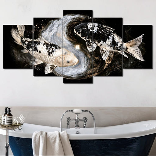 Duality of the Flowing Tides Canvas Print