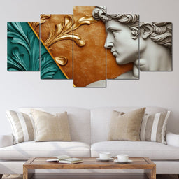 Golden Renaissance - Wildrose Creations - NicheCanvas