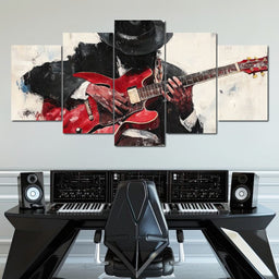 Guitar Groove in Motion - NicheCanvas