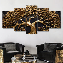 Golden Tree Haven - NicheCanvas