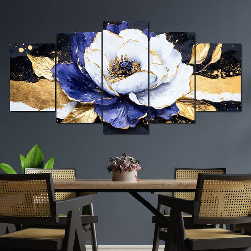 Lovely Petals Midnight Symphony Canvas Print