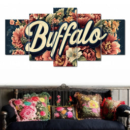 Buffalo Blossoms - NicheCanvas
