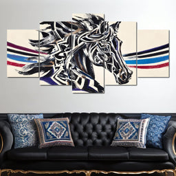 Gallop of Strokes - Alicia Smith - NicheCanvas