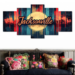Jacksonville Golden Horizon - NicheCanvas