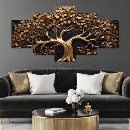 Golden Tree Haven - NicheCanvas