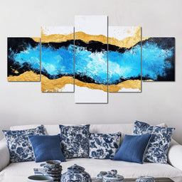 Golden Horizon Drift - NicheCanvas