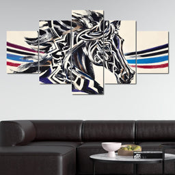 Gallop of Strokes - Alicia Smith - NicheCanvas