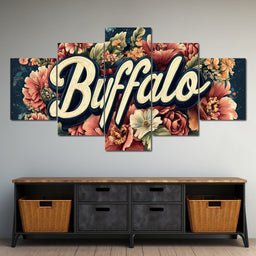 Buffalo Blossoms - NicheCanvas