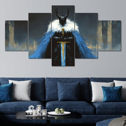 Knight of the Gilded Realm - NicheCanvas