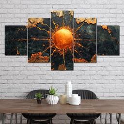 Aurora Burst Embers - NicheCanvas