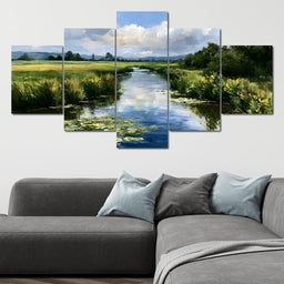 Summer Solstice Over The Still Waters - NicheCanvas