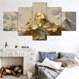 Auric Alpine Majesty Rising - NicheCanvas