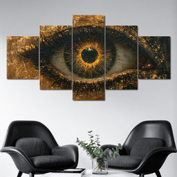  Golden Glimpse Into the Soul B - NicheCanvas