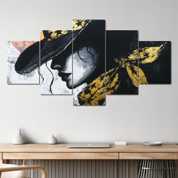 Golden Cowgirl - NicheCanvas