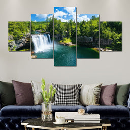 Whispering Falls Serenity - NicheCanvas