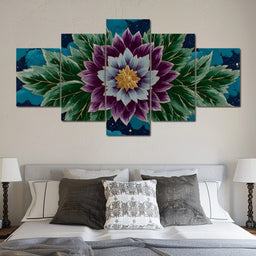 Celestial Nightflower Dream - NicheCanvas
