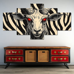 Infernal Ram of Shadows - NicheCanvas